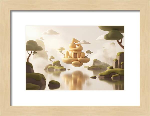 Floating Golden Temple Reflection