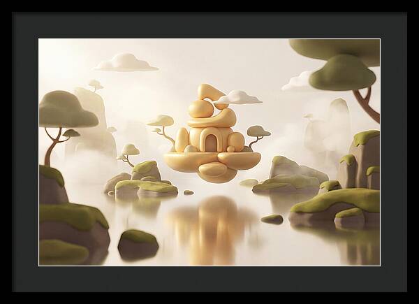 Floating Golden Temple Reflection