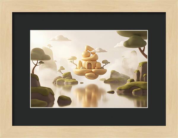 Floating Golden Temple Reflection