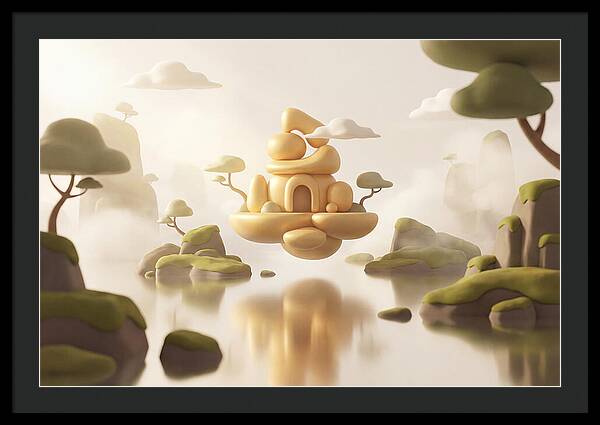 Floating Golden Temple Reflection