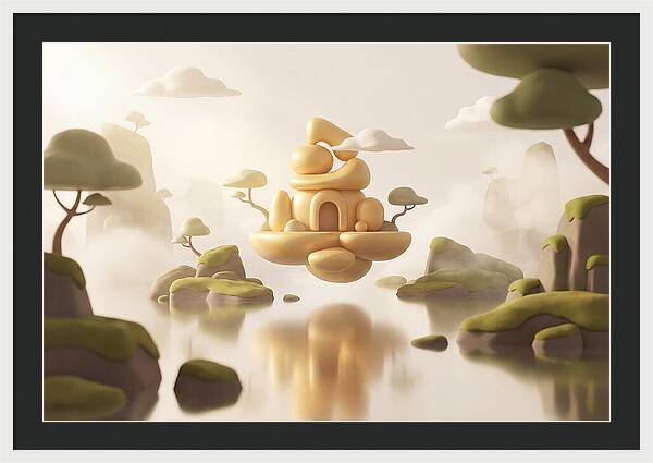 Floating Golden Temple Reflection