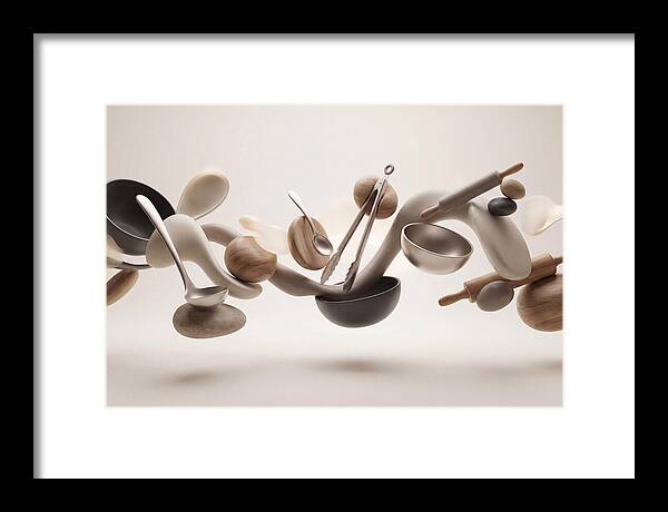 Floating Kitchen Utensils
