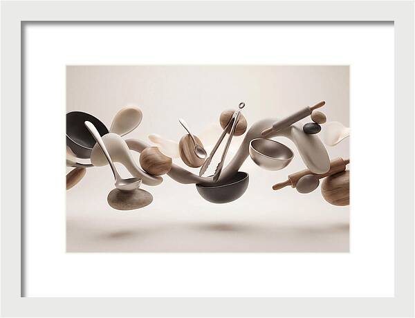 Floating Kitchen Utensils