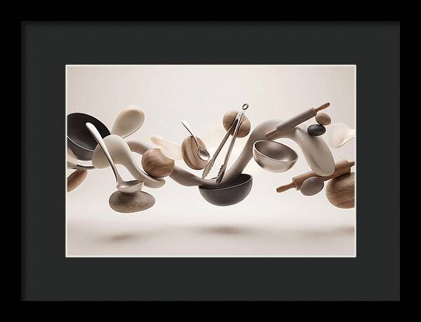 Floating Kitchen Utensils
