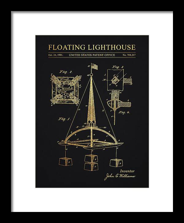Floating Lighthouse Gold Patent Us708287