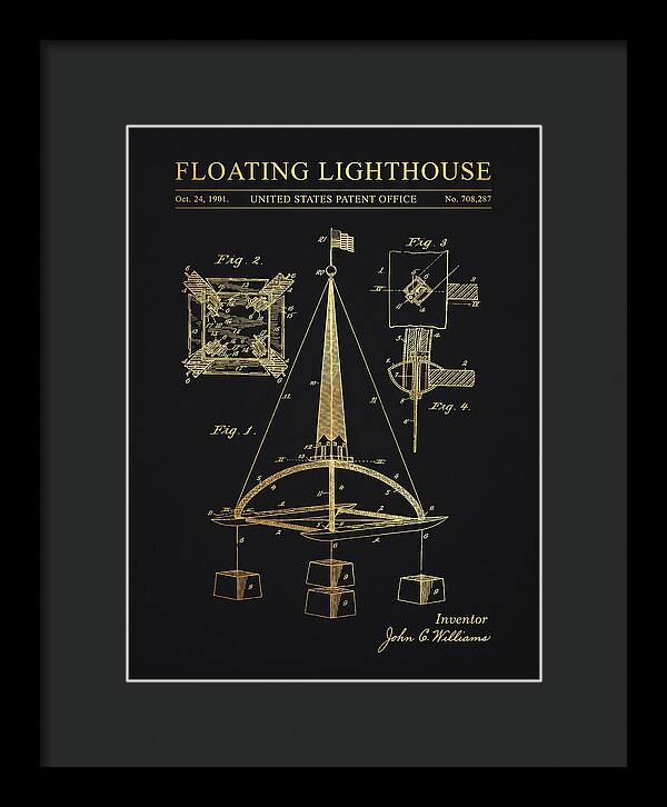 Floating Lighthouse Gold Patent Us708287