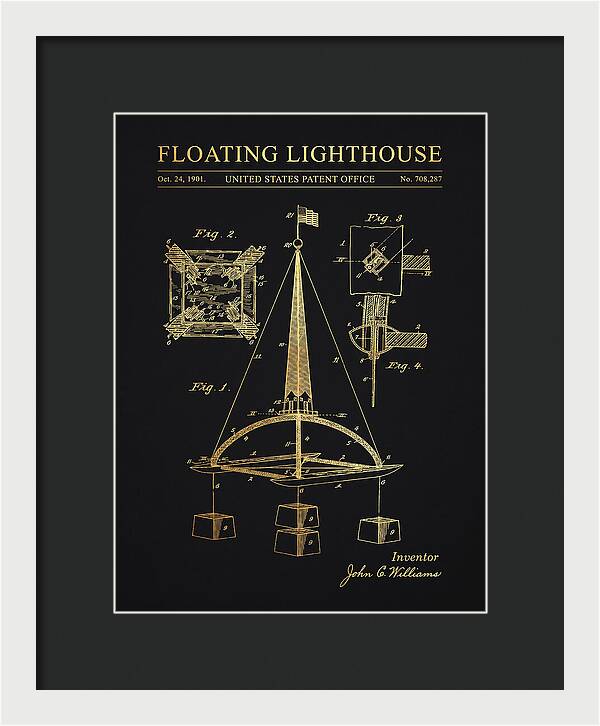 Floating Lighthouse Gold Patent Us708287