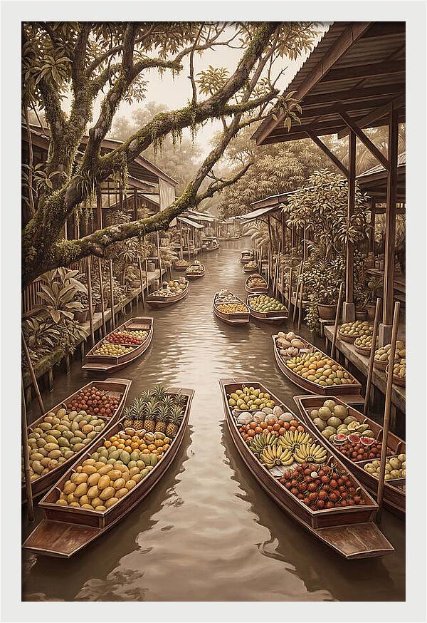 Floating Market Serenity