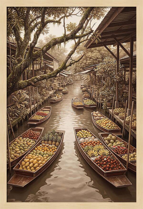 Floating Market Serenity
