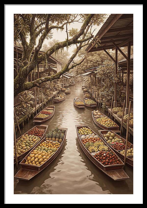 Floating Market Serenity