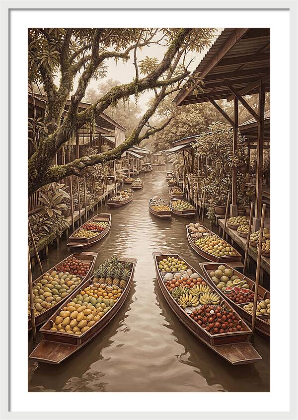 Floating Market Serenity