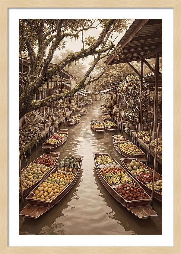 Floating Market Serenity