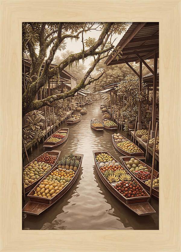 Floating Market Serenity