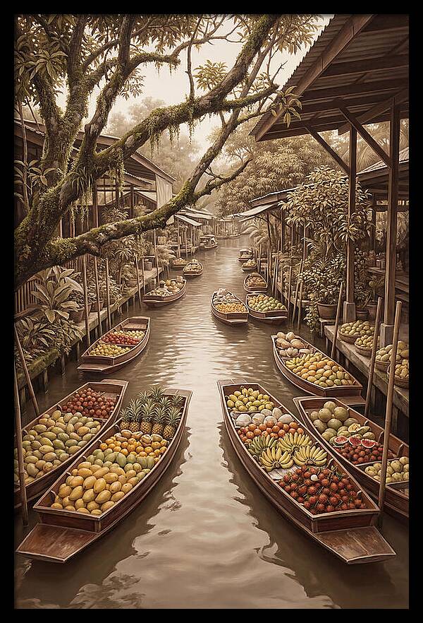 Floating Market Serenity