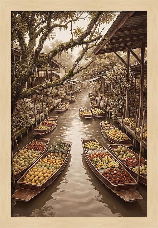 Floating Market Serenity