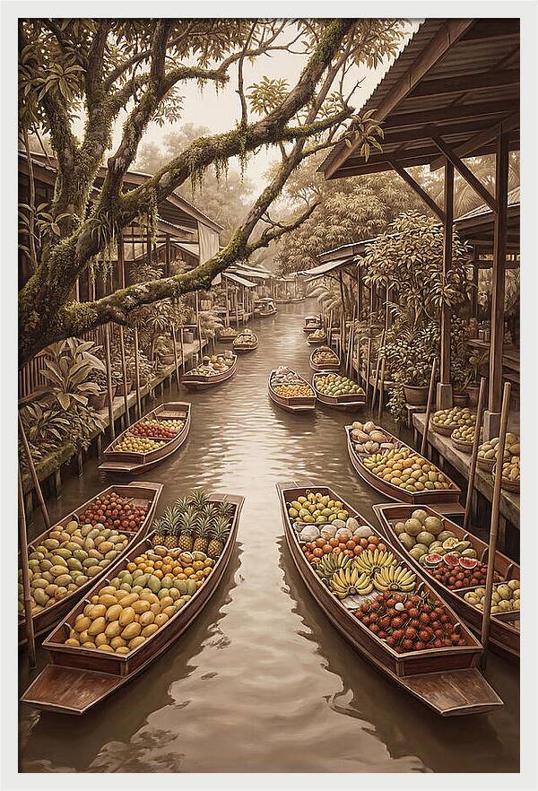 Floating Market Serenity