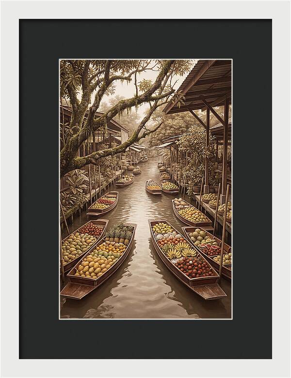Floating Market Serenity