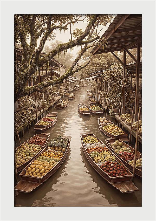 Floating Market Serenity
