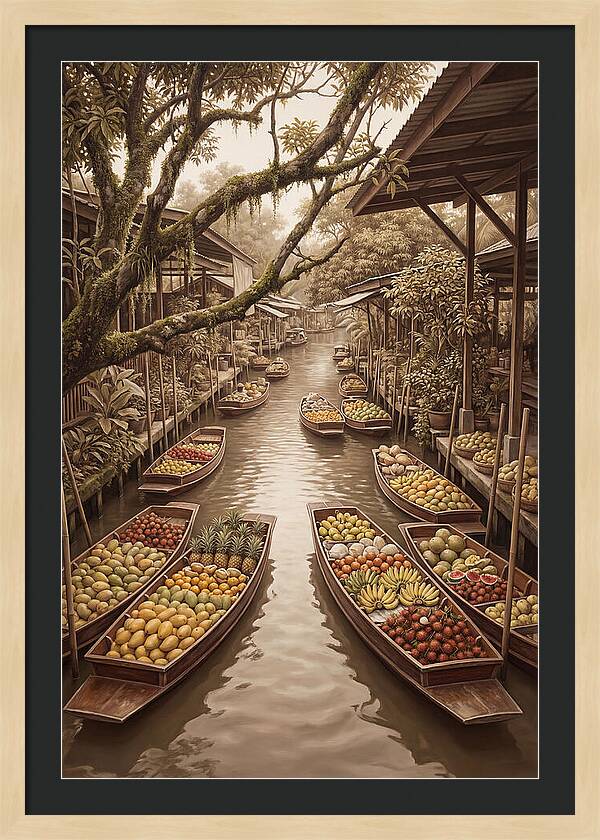 Floating Market Serenity