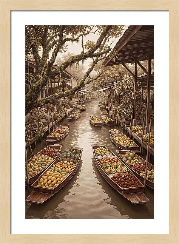 Floating Market Serenity
