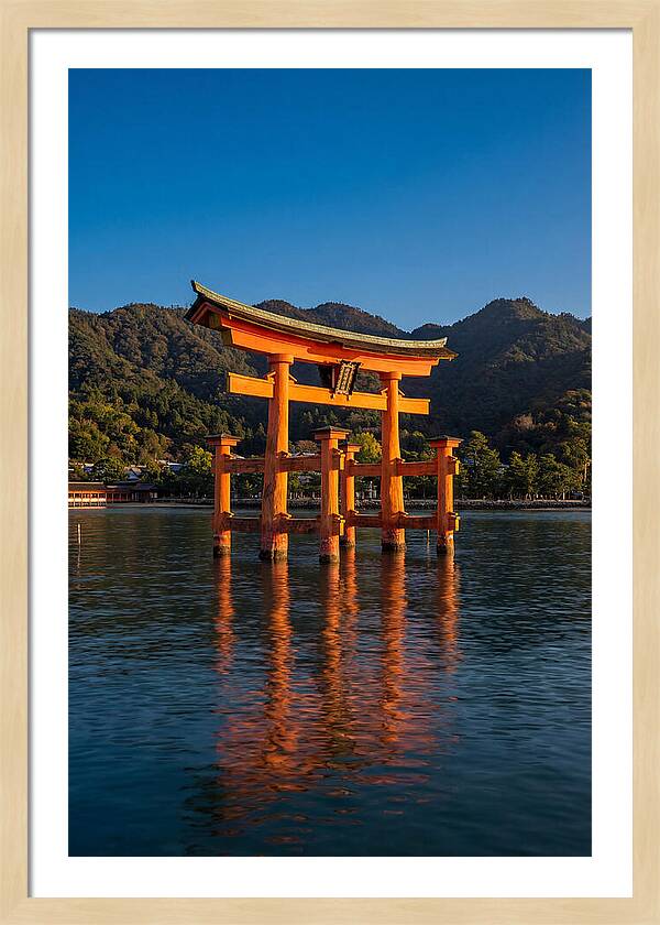 Floating Torii Gate At Itsukushima Shrine