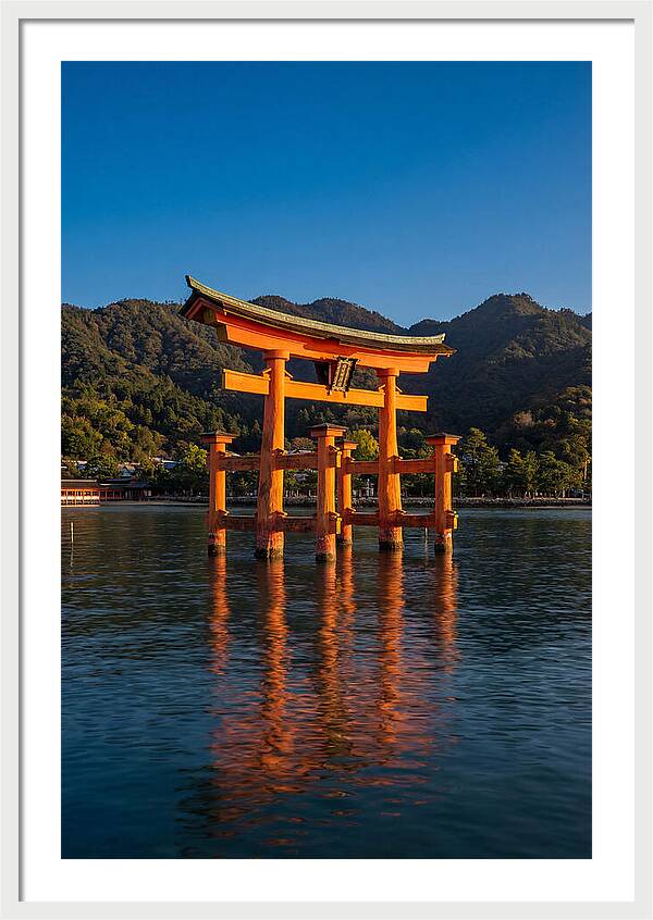 Floating Torii Gate At Itsukushima Shrine