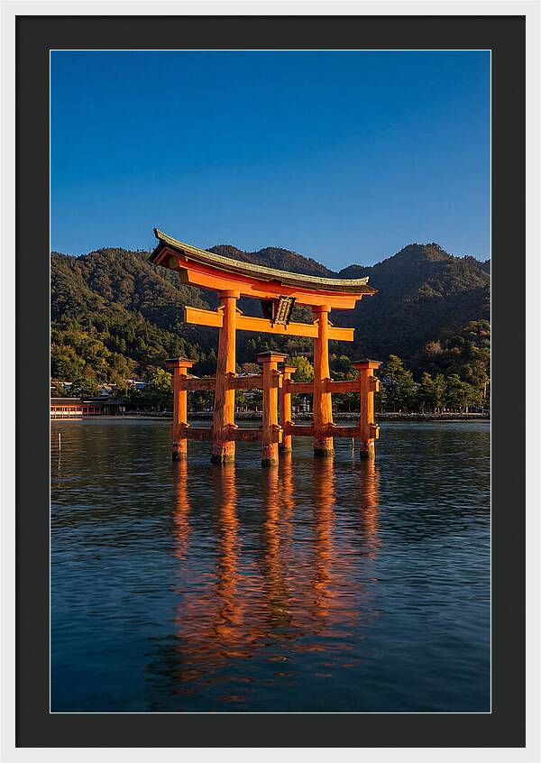 Floating Torii Gate At Itsukushima Shrine