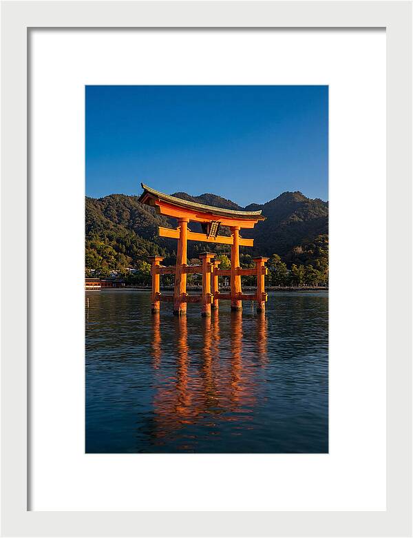 Floating Torii Gate At Itsukushima Shrine