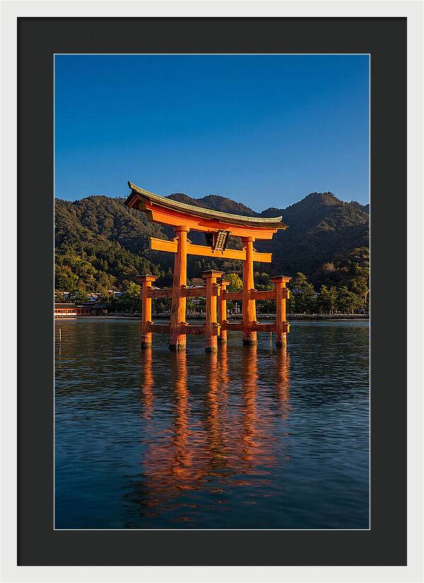 Floating Torii Gate At Itsukushima Shrine