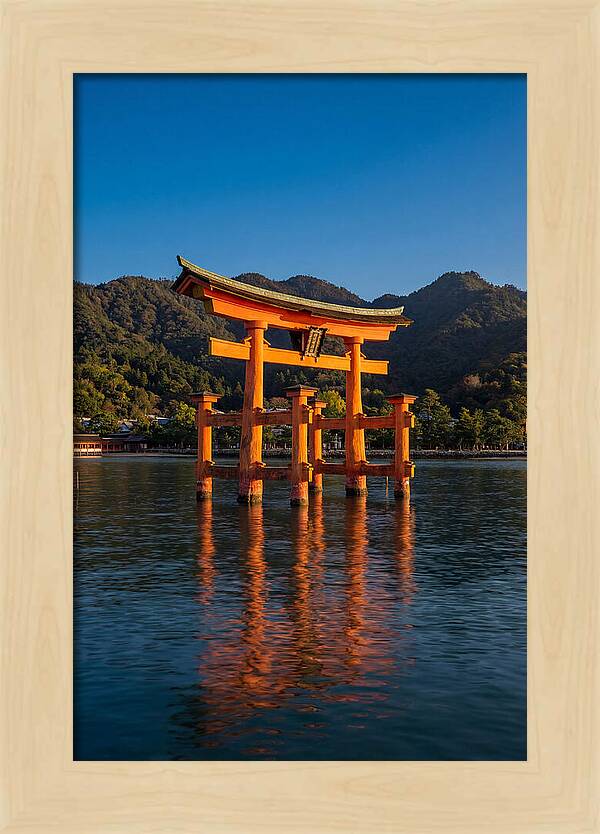 Floating Torii Gate At Itsukushima Shrine