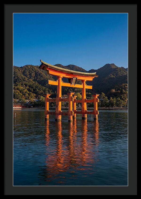Floating Torii Gate At Itsukushima Shrine