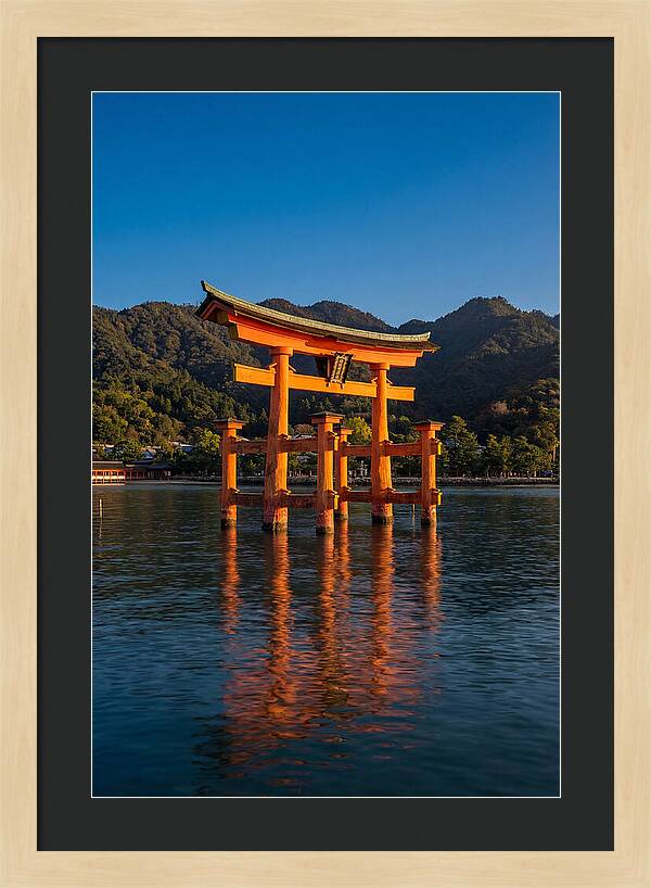 Floating Torii Gate At Itsukushima Shrine