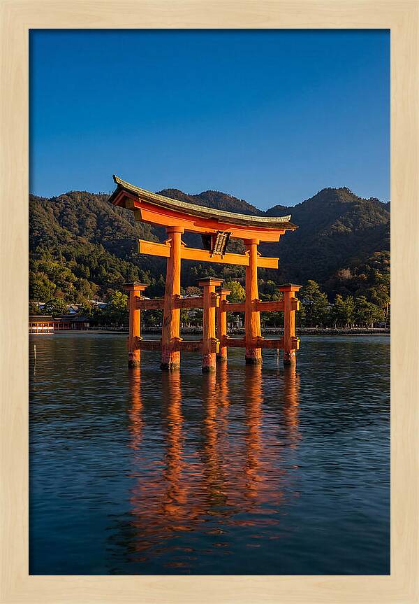 Floating Torii Gate At Itsukushima Shrine