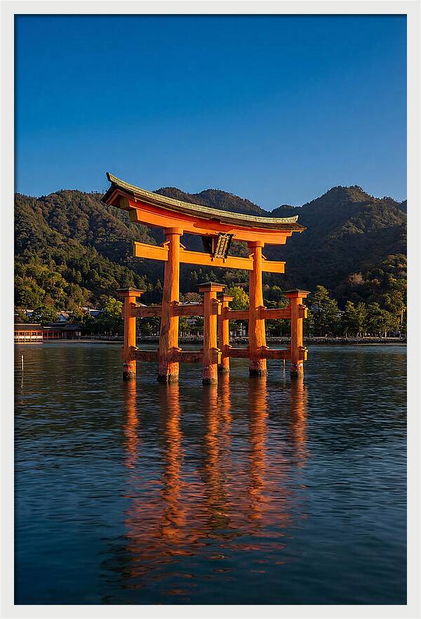 Floating Torii Gate At Itsukushima Shrine