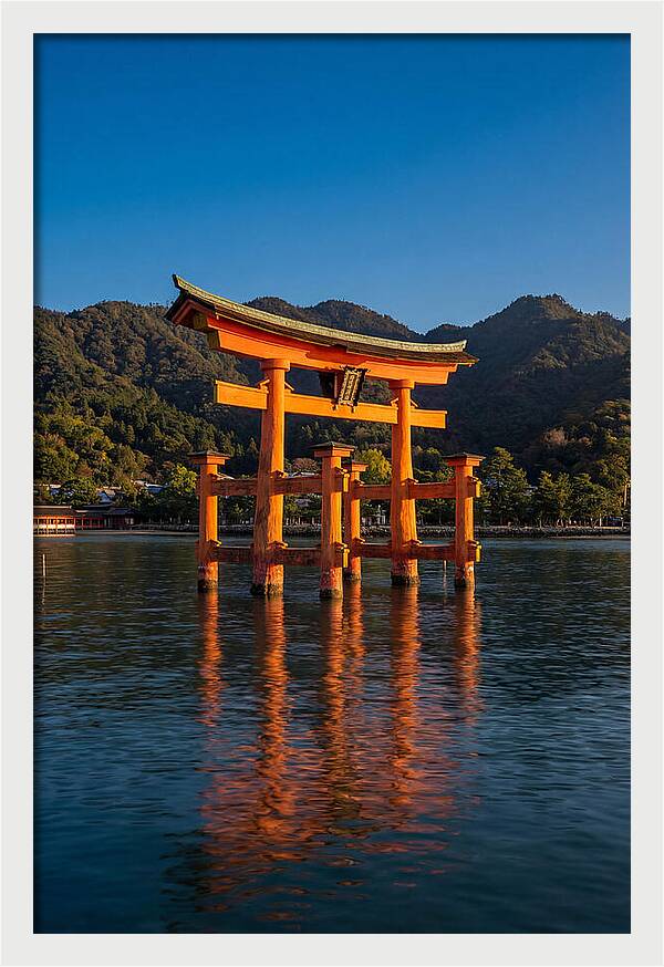 Floating Torii Gate At Itsukushima Shrine