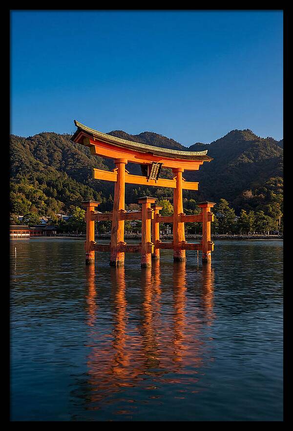 Floating Torii Gate At Itsukushima Shrine