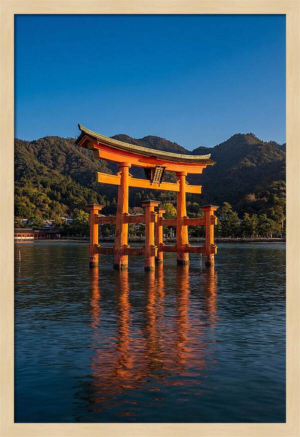 Floating Torii Gate At Itsukushima Shrine