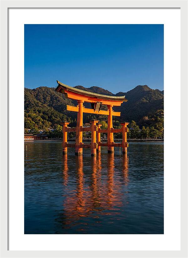 Floating Torii Gate At Itsukushima Shrine