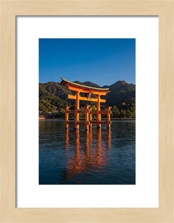 Floating Torii Gate At Itsukushima Shrine