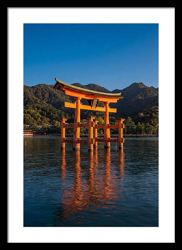 Floating Torii Gate At Itsukushima Shrine