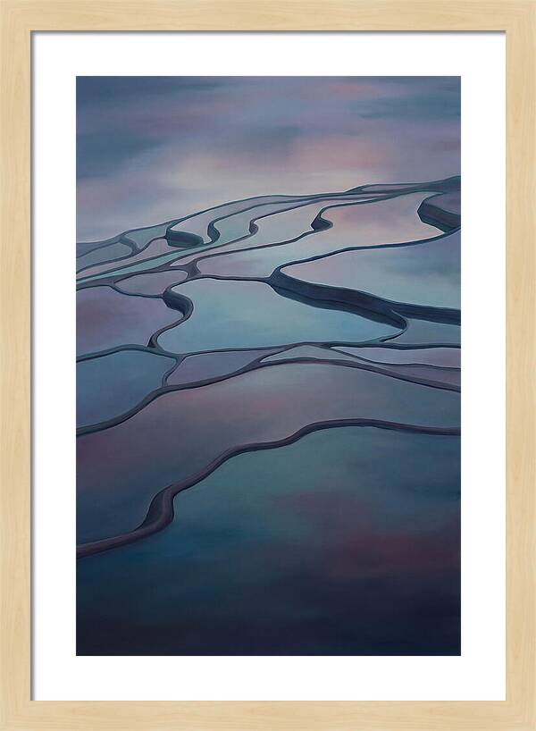 Flooded Rice Terrace Reflection