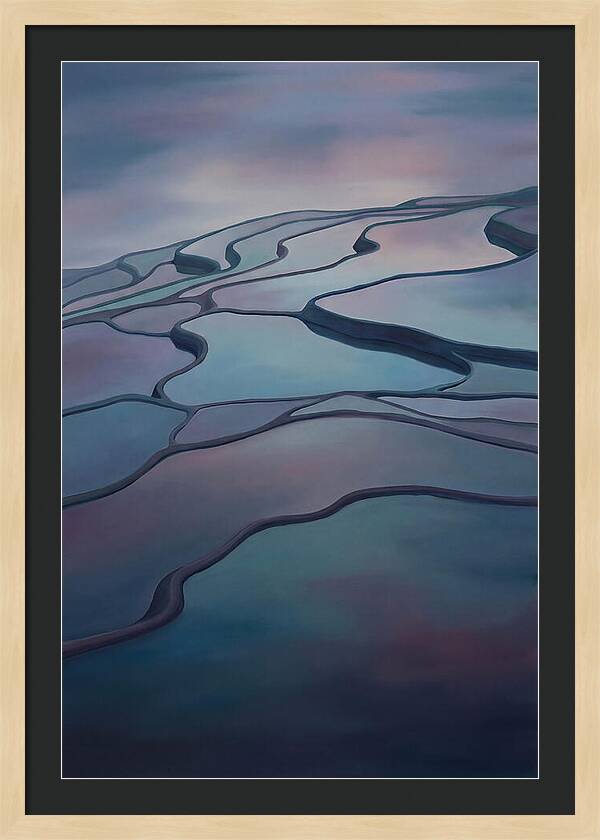 Flooded Rice Terrace Reflection