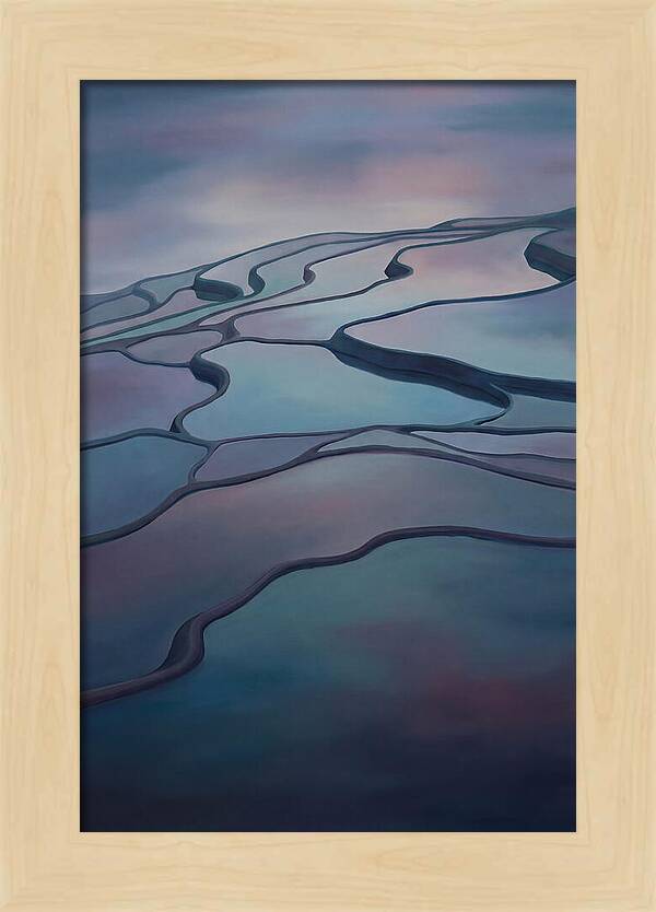 Flooded Rice Terrace Reflection