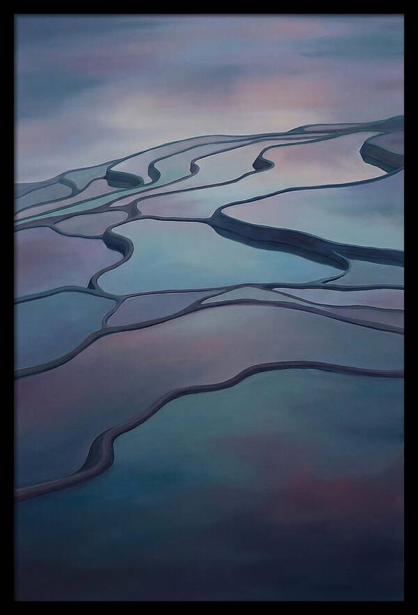 Flooded Rice Terrace Reflection