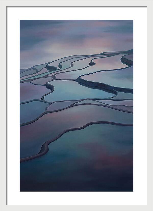 Flooded Rice Terrace Reflection