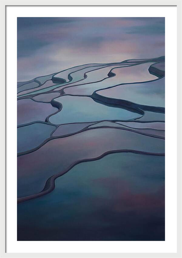 Flooded Rice Terrace Reflection
