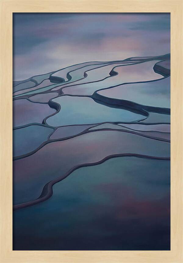 Flooded Rice Terrace Reflection