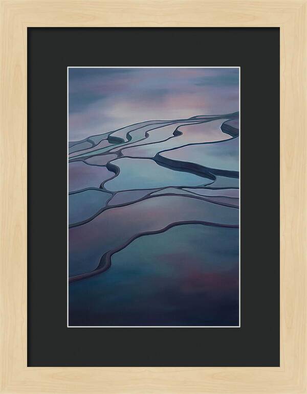 Flooded Rice Terrace Reflection