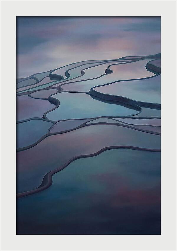 Flooded Rice Terrace Reflection