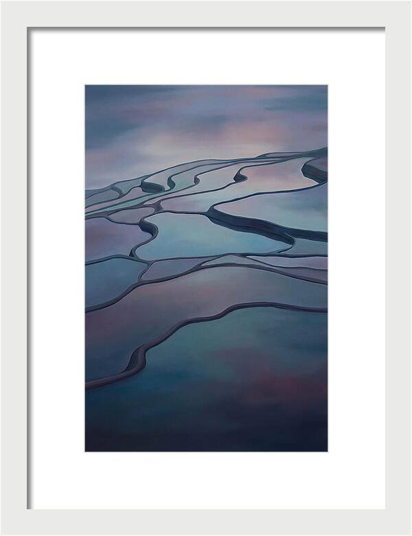 Flooded Rice Terrace Reflection